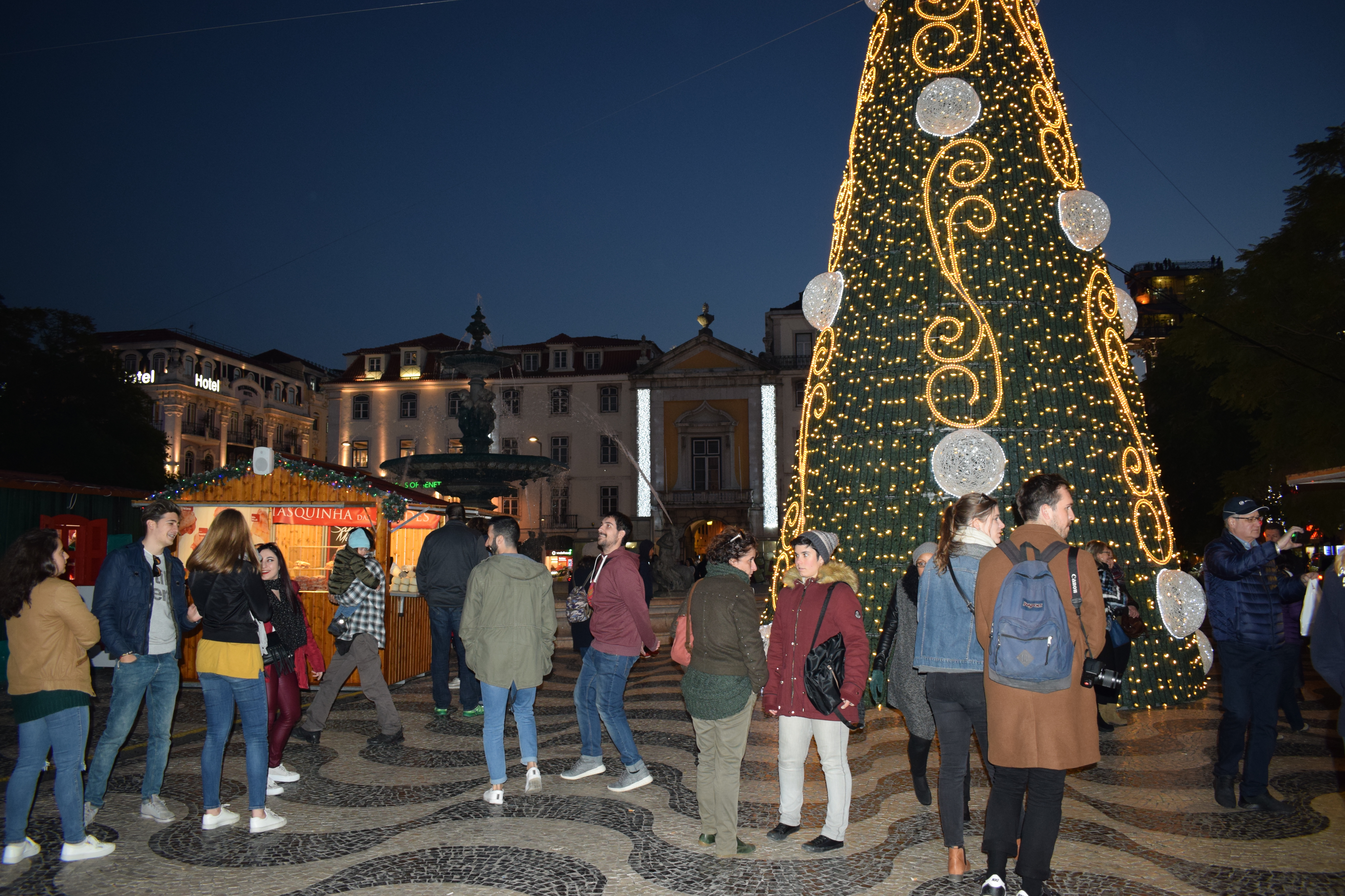 Luzes de Natal em Lisboa