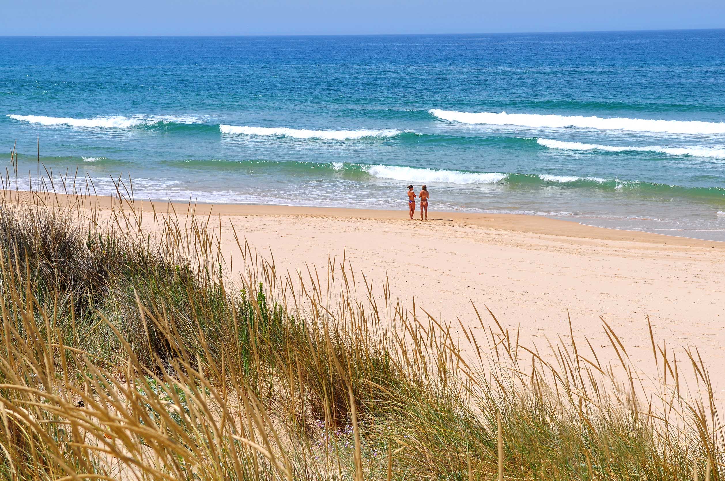 Praia na Costa da Caparica