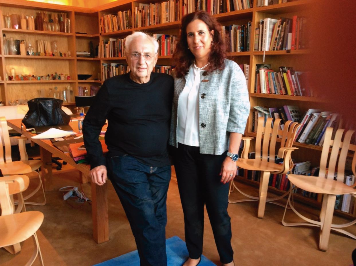 Fernanda Barbosa e Frank Gehry