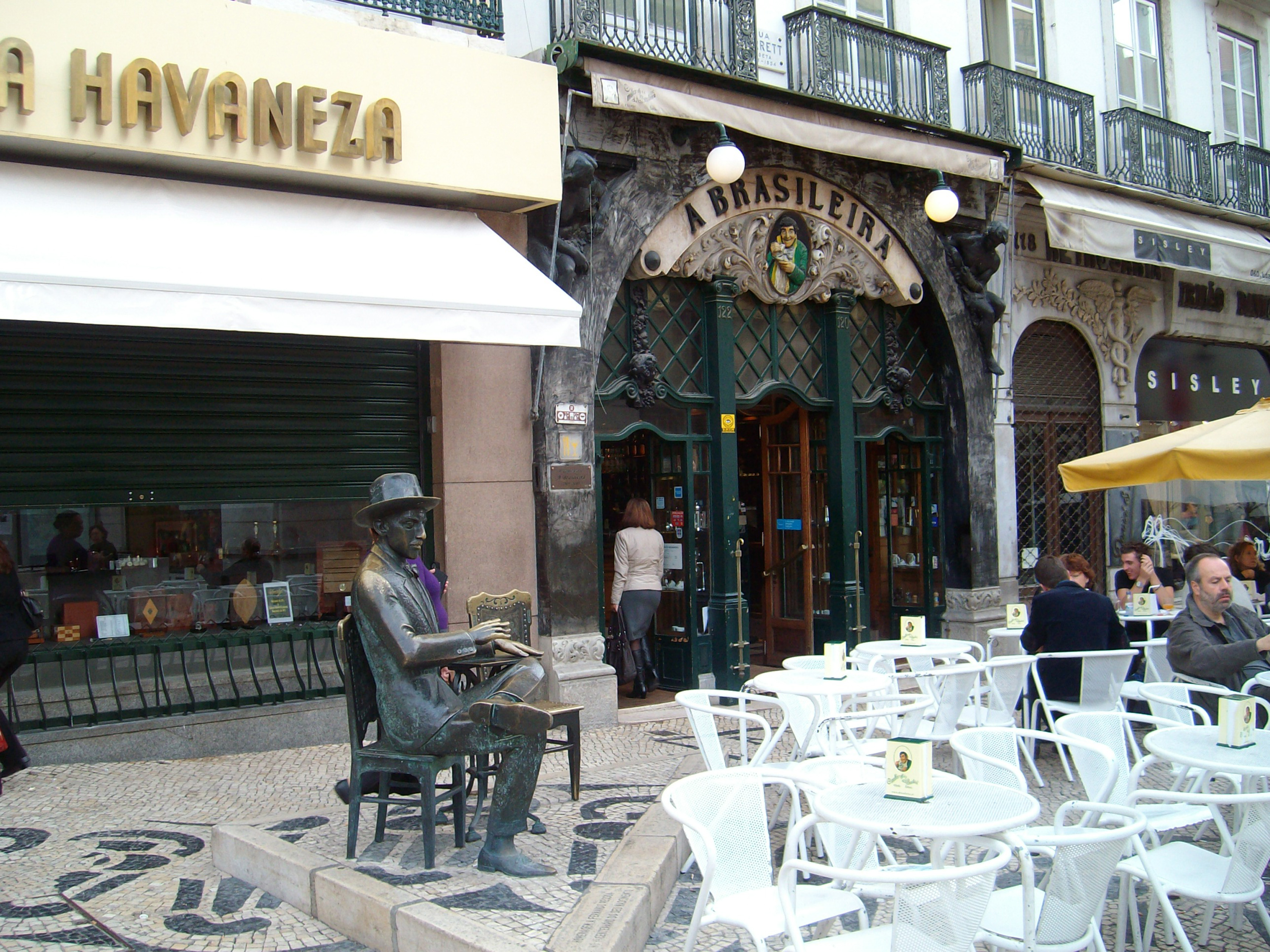 Café A Brasileira, Rua Garret, Chiado, Lisboa