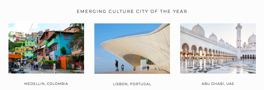 Lisbon Wins Emerging Culture City of the Year